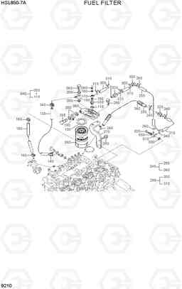 9210 FUEL FILTER HSL850-7A, Hyundai