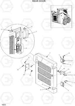 1012 REAR DOOR HSL960T, Hyundai