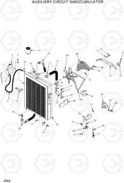 4044 FAN/RADITOR/OIL COOLER HSL960T, Hyundai