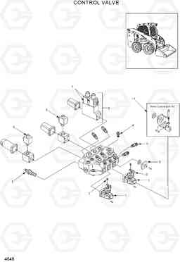 4049 CONTROL VALVE HSL960T, Hyundai