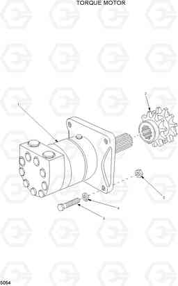 5054 TORQUE MOTOR HSL960T, Hyundai