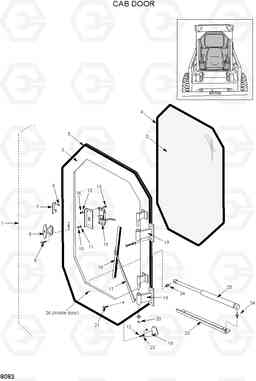 8083 CAB DOOR HSL960T, Hyundai