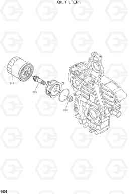 9006 OIL FILTER HSL960T, Hyundai