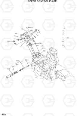 9205 SPEED CONTROL PLATE HSL960T, Hyundai