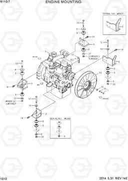 1010 ENGINE MOUNTING R110-7, Hyundai