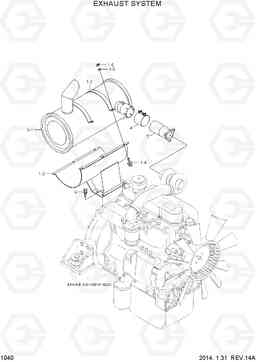 1040 EXHAUST SYSTEM R110-7, Hyundai