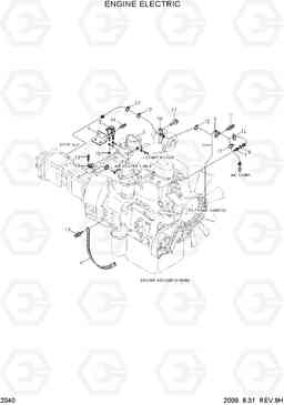 2040 ENGINE ELECTRIC R110-7, Hyundai