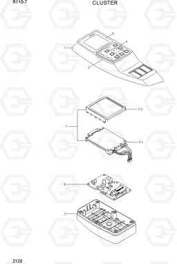 2120 CLUSTER(UPGRADE) R110-7, Hyundai