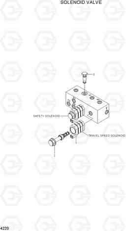 4220 SOLENOID VALVE R110-7, Hyundai