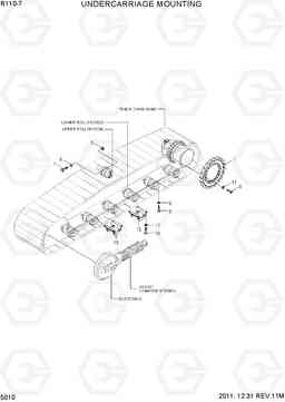 5010 UNDERCARRIAGE MOUNTING R110-7, Hyundai