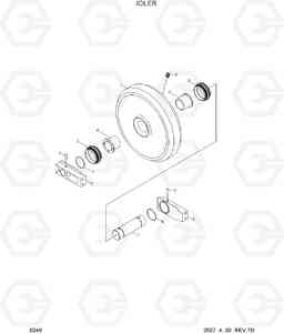 5040 IDLER R110-7, Hyundai