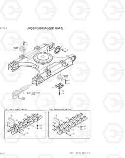 5070 UNDERCARRIAGE MOUNTING(R110M-7) R110-7, Hyundai