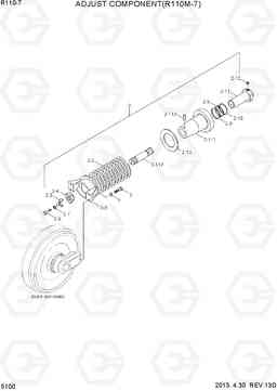 5100 ADJUST COMPONENT(R110M-7) R110-7, Hyundai