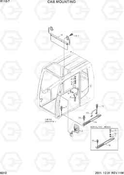 6010 CAB MOUNTING R110-7, Hyundai