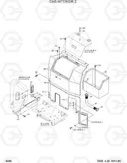 6085 CAB INTERIOR 2 R110-7, Hyundai