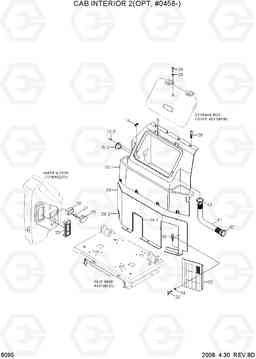 6095 CAB INTERIOR 2(OPT, #0458-) R110-7, Hyundai
