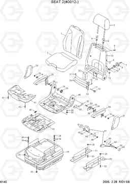 6145 SEAT 2 (#0012-) R110-7, Hyundai