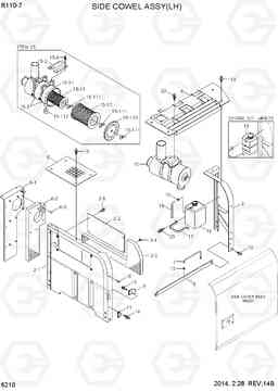 6210 SIDE COWL ASSY(LH) R110-7, Hyundai