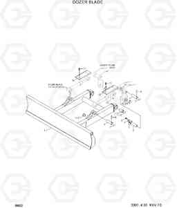 6600 DOZER BLADE R110-7, Hyundai