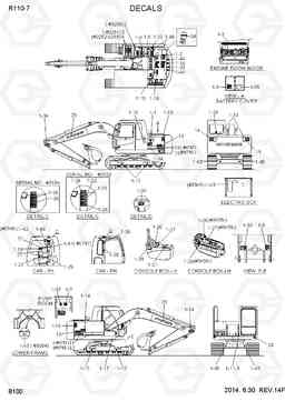 8100 DECALS R110-7, Hyundai