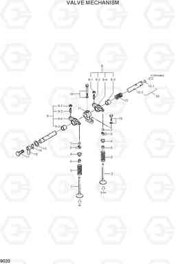 9020 VALVE MECHANISM R110-7, Hyundai