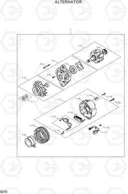 9270 ALTERNATOR R110-7, Hyundai