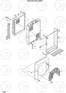 1050 RADIATOR ASSY R110-7A, Hyundai