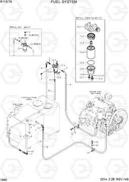 1060 FUEL SYSTEM R110-7A, Hyundai