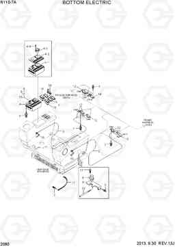 2080 BOTTOM ELECTRIC R110-7A, Hyundai