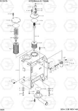 3020 HYDRAULIC TANK R110-7A, Hyundai