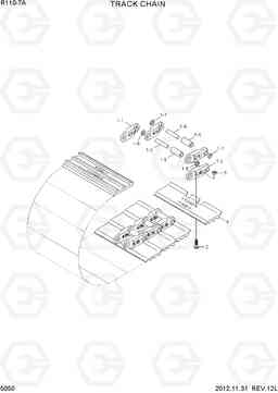 5050 TRACK CHAIN R110-7A, Hyundai