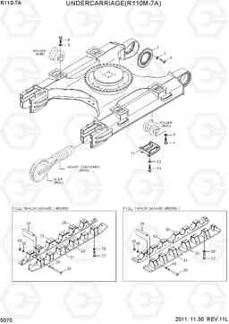 5070 UMDERCARRIAGE MOUNTING(R110M-7A) R110-7A, Hyundai