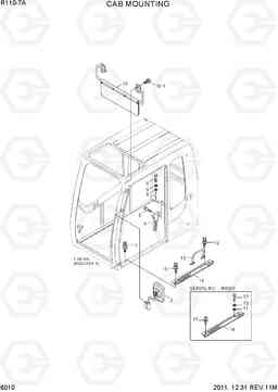 6010 CAB MOUNTING R110-7A, Hyundai