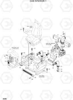 6080 CAB INTERIOR 1 R110-7A, Hyundai