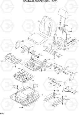 6142 SEAT(AIR SUSPENSION, OPT) R110-7A, Hyundai