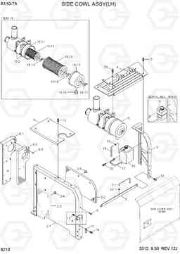 6210 SIDE COWL ASSY(LH) R110-7A, Hyundai