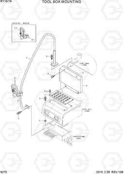 6270 TOOL BOX MOUNTING R110-7A, Hyundai