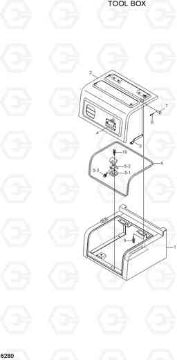 6280 TOOL BOX R110-7A, Hyundai