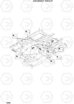 6290 GROMMET GROUP R110-7A, Hyundai