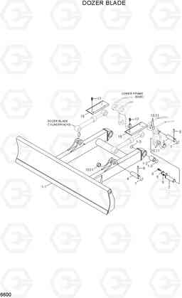 6600 DOZER BLADE R110-7A, Hyundai