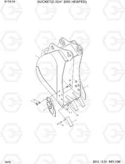 7410 BUCKET(0.30M3 SAE HEAPED) R110-7A, Hyundai