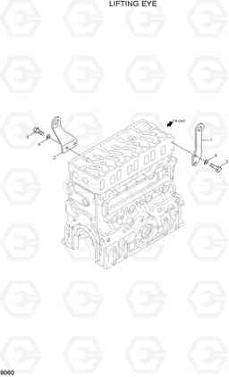 9060 LIFTING EYE R110-7A, Hyundai