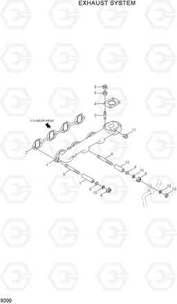 9200 EXHAUST SYSTEM R110-7A, Hyundai