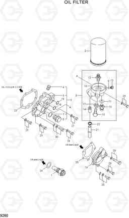 9260 OIL FILTER R110-7A, Hyundai