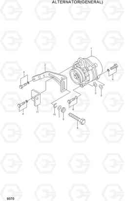 9370 ALTERNATOR(GENERAL) R110-7A, Hyundai