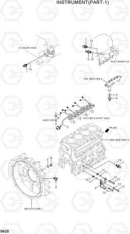 9400 INSTRUMENT(PART-1) R110-7A, Hyundai