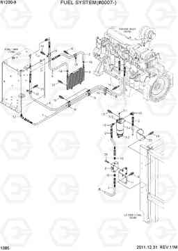 1085 FUEL SYSTEM(#0007-) R1200-9, Hyundai