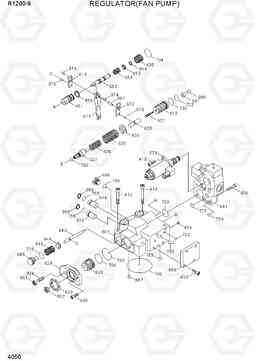 4050 REGULATOR(FAN PUMP) R1200-9, Hyundai