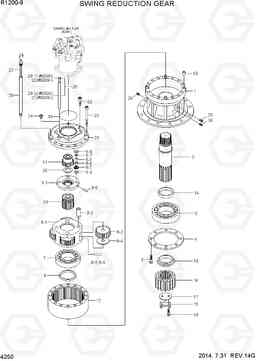 4250 SWING REDUCTION GEAR R1200-9, Hyundai
