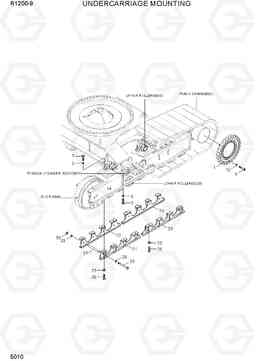 5010 UNDERCARRIAGE MOUNTING R1200-9, Hyundai